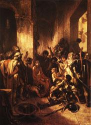 Alexandre Gabriel Decamps Christ at the Praetorium France oil painting art